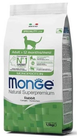 Monge cat adult monoprotein królik 1,5kg